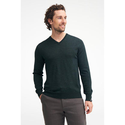 Ivanhoe Merino V-Neck Male Navy