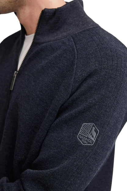 Ivanhoe Henry Full-Zip Windbreaker Graphite Marl