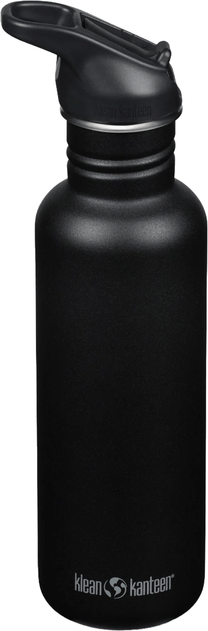 Klean Kanteen Classic 800ml (Flip Seal Sport) Vattenflaska Black