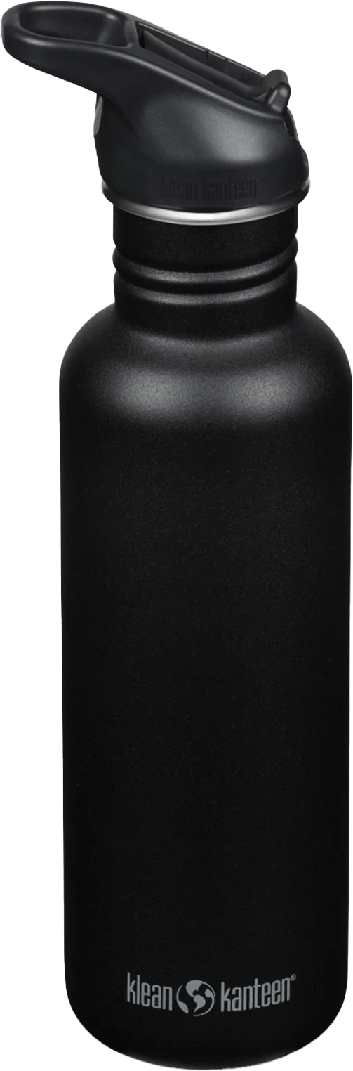 Klean Kanteen Classic 800ml (Flip Seal Sport) Vattenflaska Black