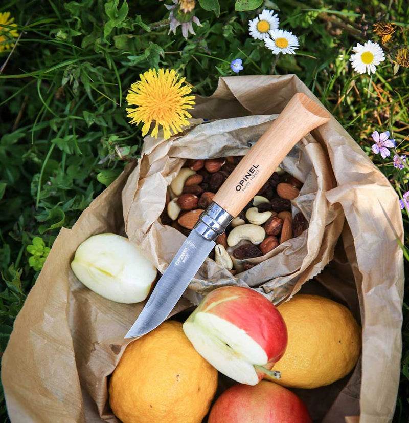 Opinel N°08 Beech Stainless Steel - NatureLife