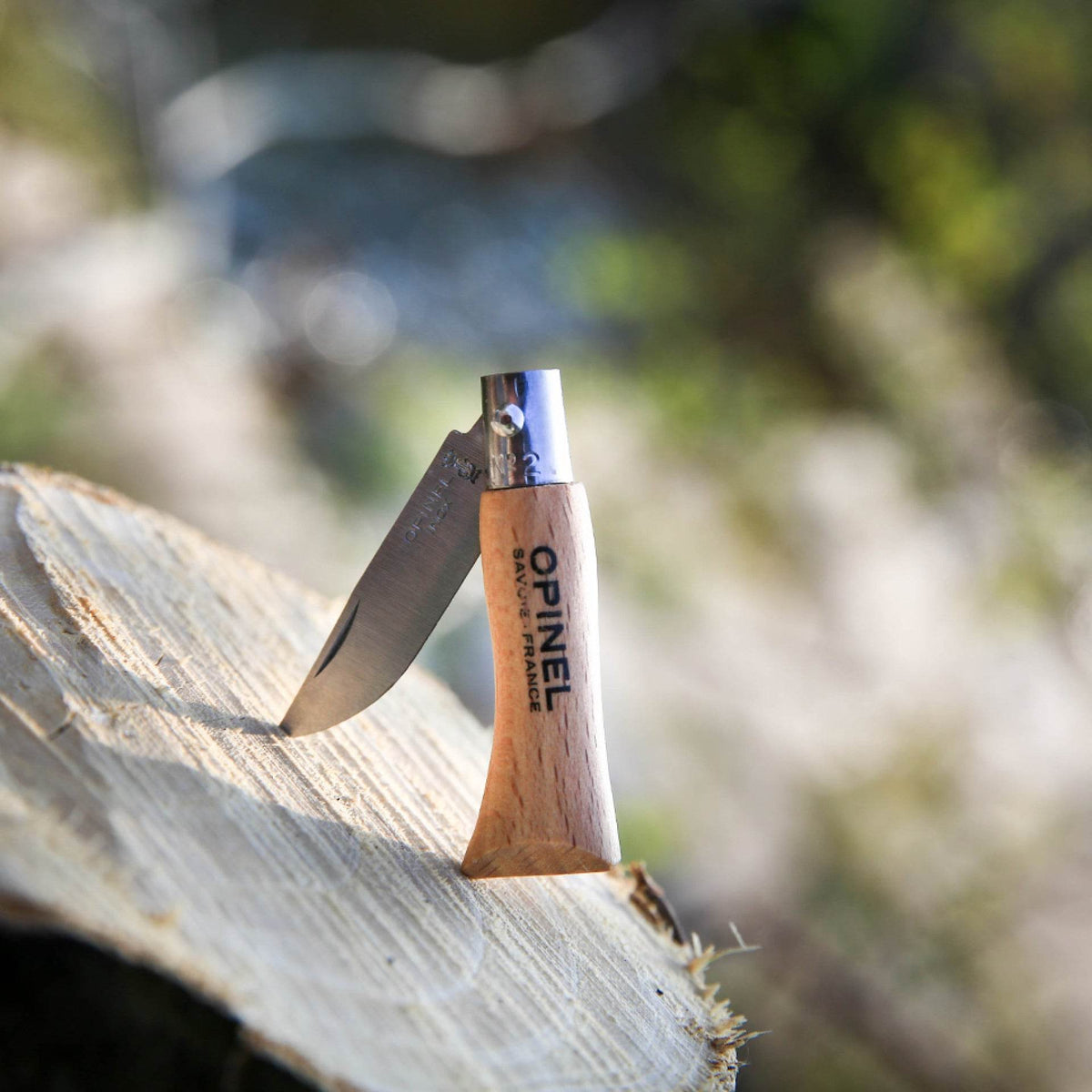 Opinel N°02 Beech Stainless Steel - NatureLife