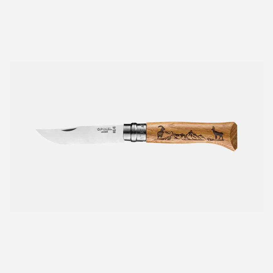 Opinel N08 Animalia Oak Chamois - NatureLife