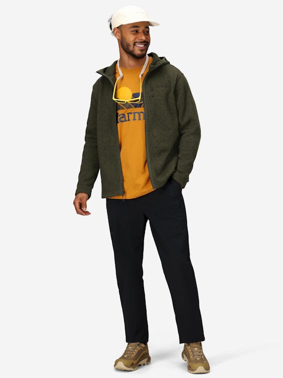 Marmot Drop Line Full Zip Hoody Nori Heather