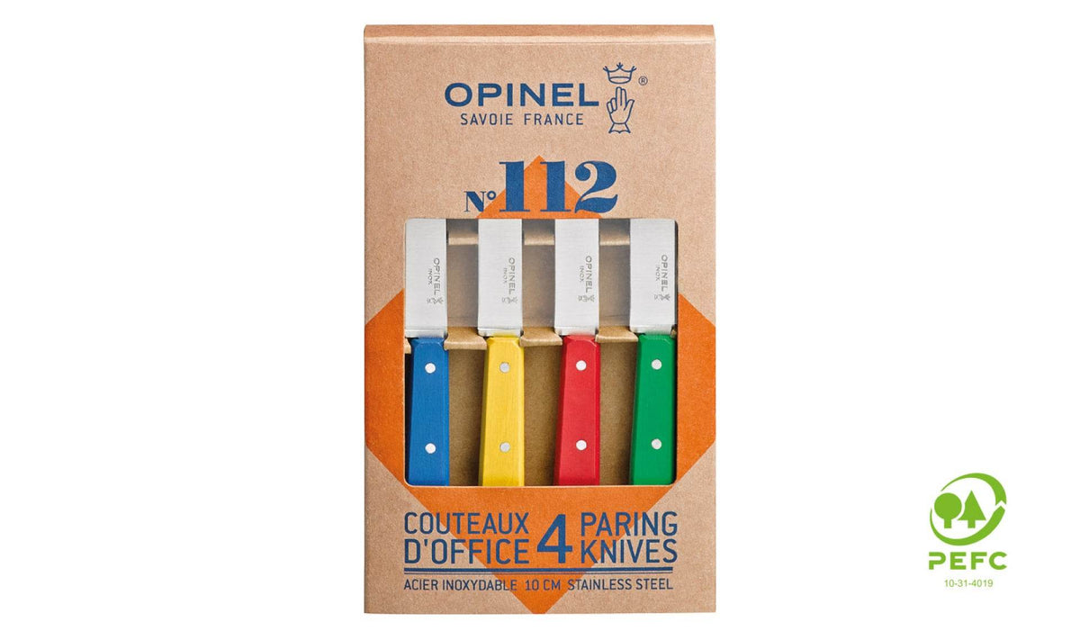 Opinel N112 Paring Classic Colours Knivset - NatureLife