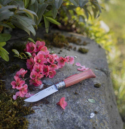 Opinel N08 Laminated Birch Red - NatureLife