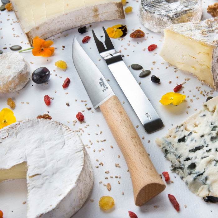 Opinel Cheese Set Knife Fork - NatureLife