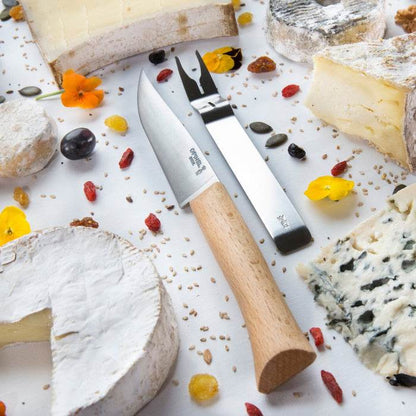 Opinel Cheese Set Knife Fork - NatureLife