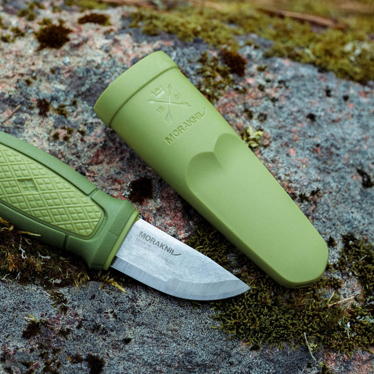 Morakniv Eldris med Tändståls-kit Grön - NatureLife