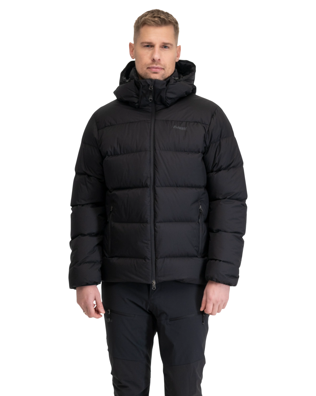 Bergans Lava Warm Down Jacket w/Hood Men Black
