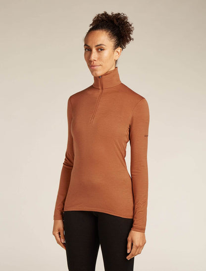 Icebreaker 200 Oasis LS Half Zip Dam Dusty Clay - NatureLife