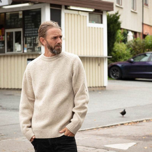 Sätila Dagsnäs Sweater Herr Soft Beige - NatureLife