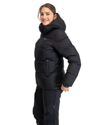 Bergans Lava Warm Down Jacket w/Hood Women Black