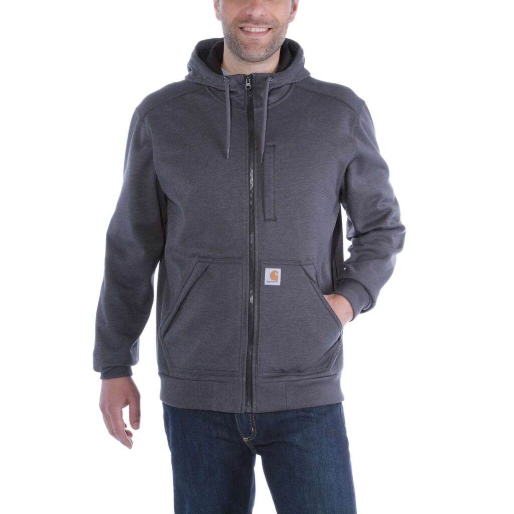 Carhartt Wind Fighter Hooded Sweatshirt Carbon Heather - NatureLife