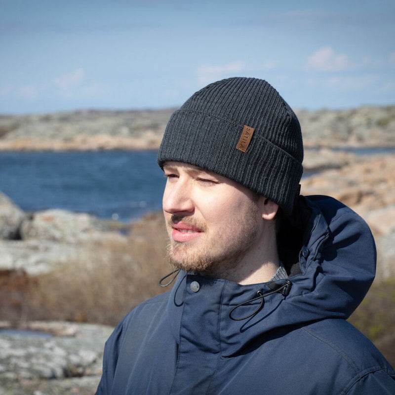 Sätila Fors Brown Label Mössa Dark Grey - NatureLife