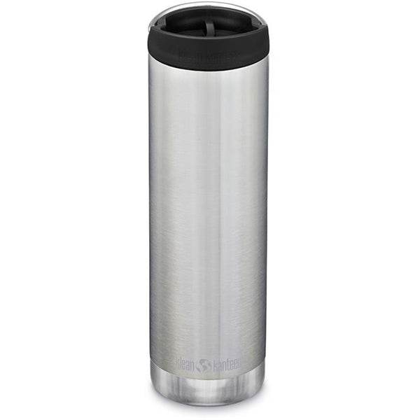 Klean Kanteen TKWide Isolerad 355ML/592ML (Café Cap) Vattenflaska Silver - NatureLife