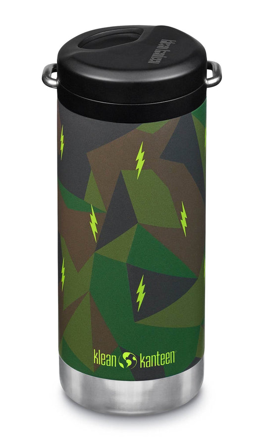 Klean Kanteen TKWide Isolerad 355ml (Twist Cap) Vattenflaska Electric Camo - NatureLife