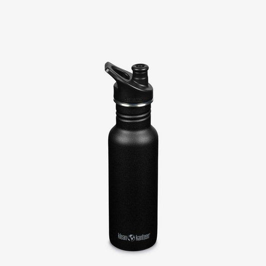 Klean Kanteen Classic Narrow 532ml Sport Cap Vattenflaska Svart - NatureLife