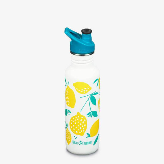 Klean Kanteen Classic 800ml Vattenflaska Lemons - NatureLife