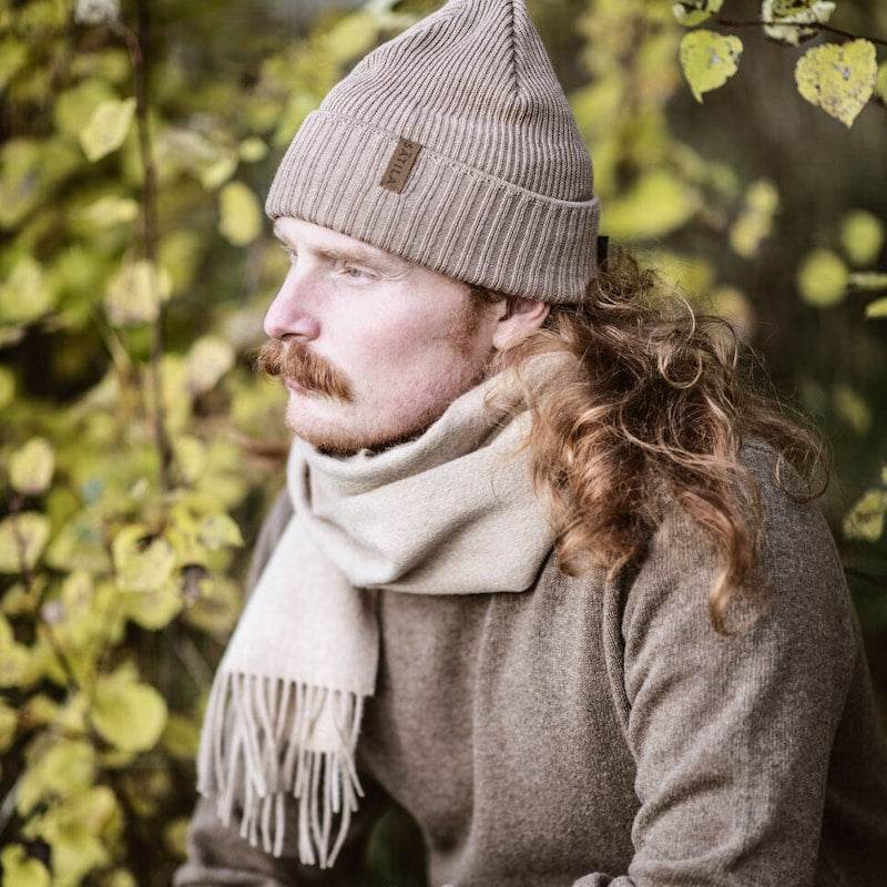 Sätila Fors Brown Label Mössa Beige Melange - NatureLife
