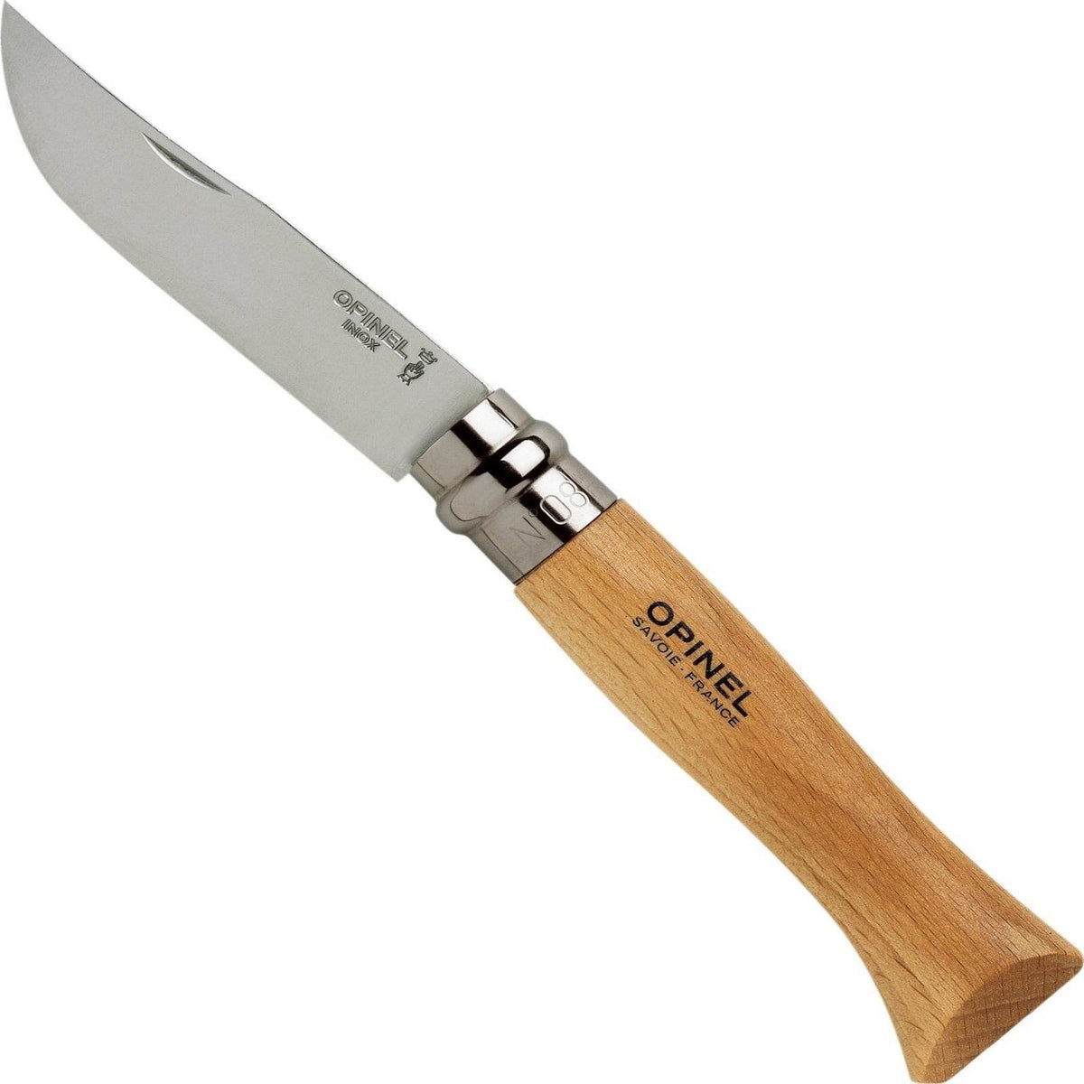 Opinel N°08 Beech Stainless Steel - NatureLife