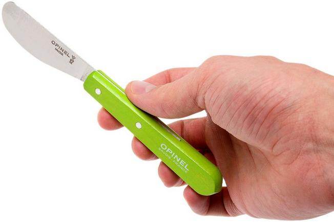 Opinel N117 Spreading Knife Green Apple - NatureLife