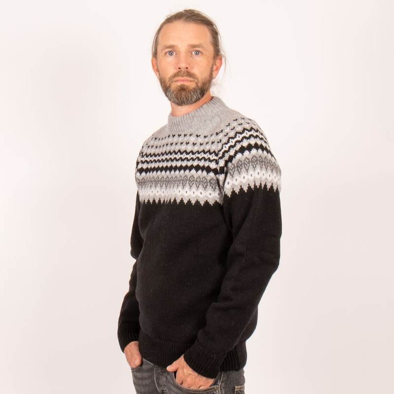 Sätila Sarek Sweater Herr Black - NatureLife