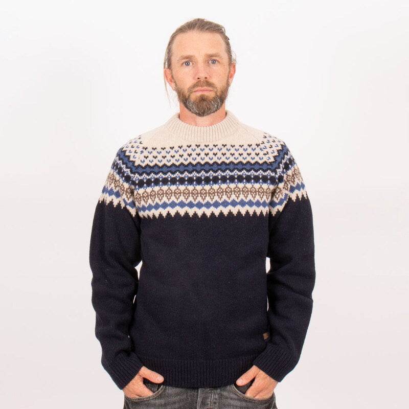 Sätila Sarek Sweater Herr Navy - NatureLife