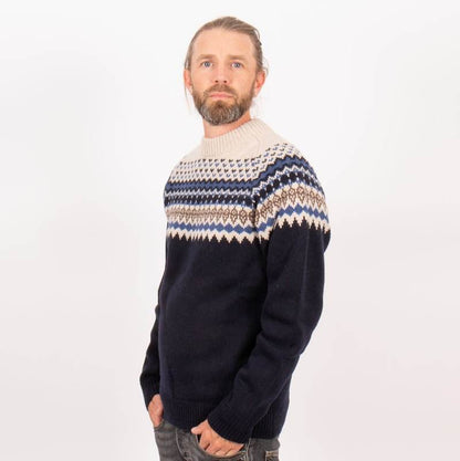 Sätila Sarek Sweater Herr Navy - NatureLife