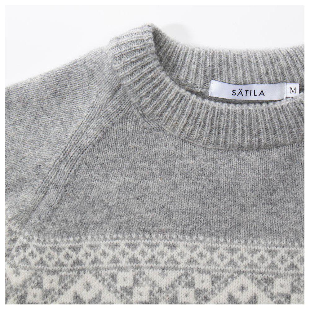 Sätila Grace Sweater Silver Grey Dam