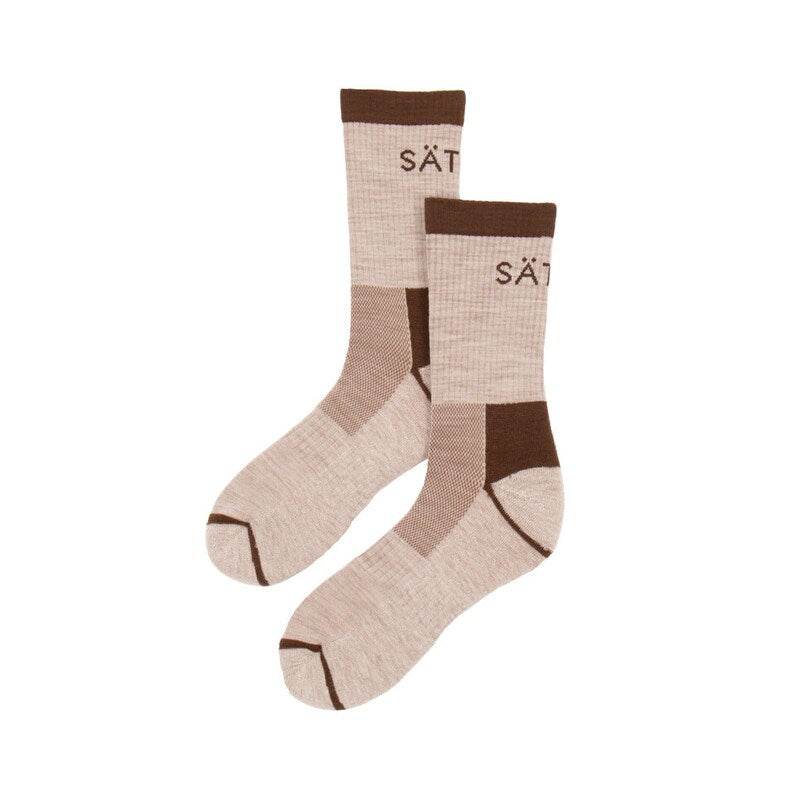 Sätila Näsby Performance Sock Beige Melange - NatureLife