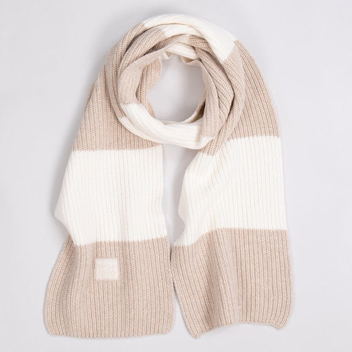 Sätila Lexby Striped Scarf Soft Beige Combo