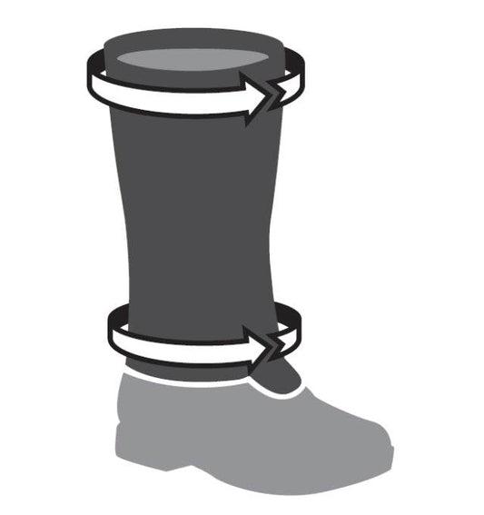 TSL Outdoor Gaiters Stopall Black - NatureLife