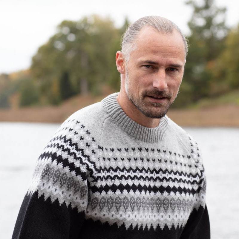 Sätila Sarek Sweater Herr Black - NatureLife