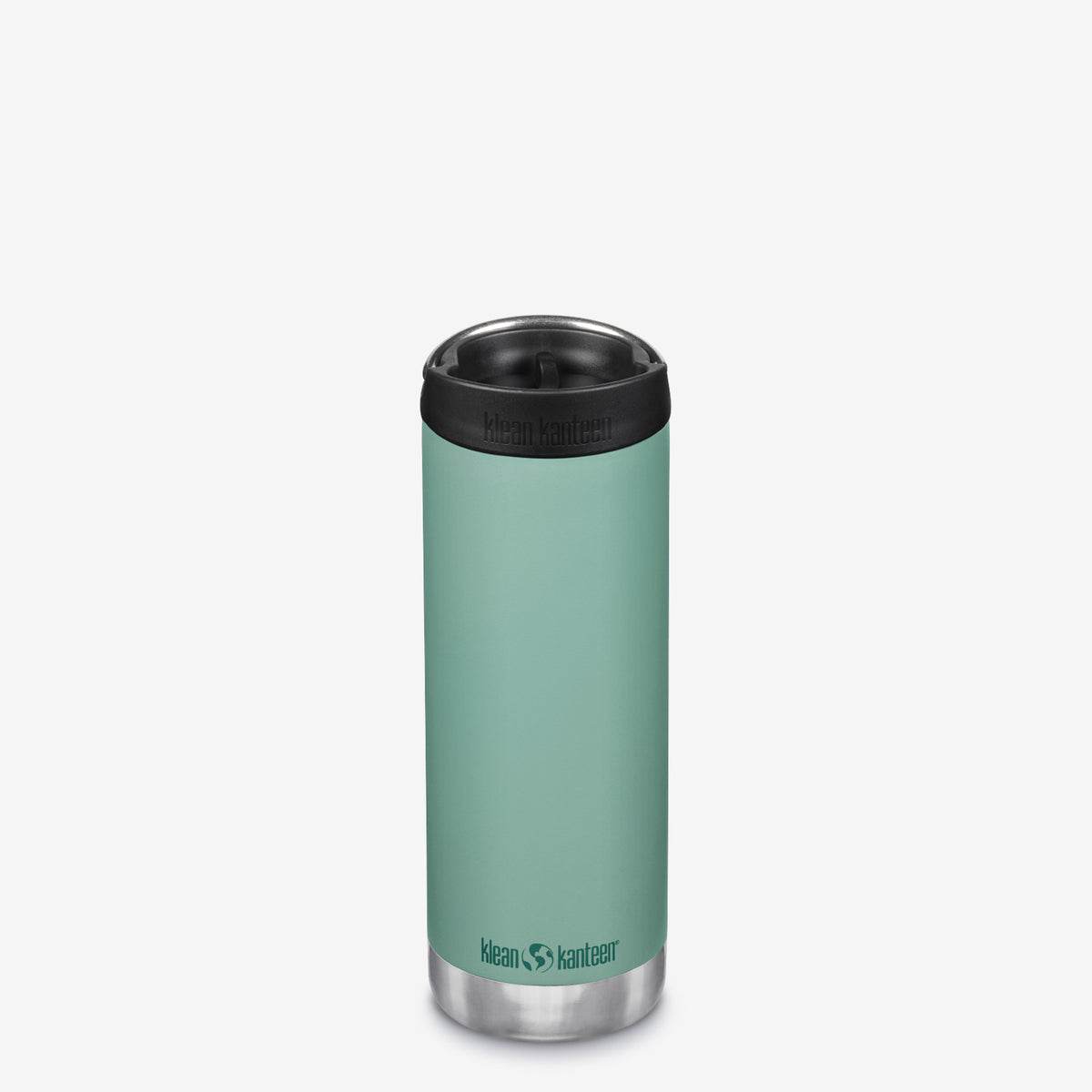 Klean Kanteen TKWide Isolerad 473ml (Café Cap) Vattenflaska Beryl Green - NatureLife