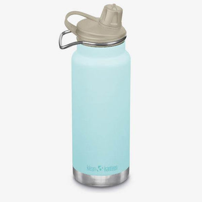 Klean Kanteen TKWide Isolerad 946ml (Chug Cap) Vattenflaska Blue Tint - NatureLife