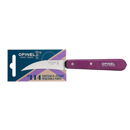 Opinel N114 Vegetable Knife Aubergine - NatureLife