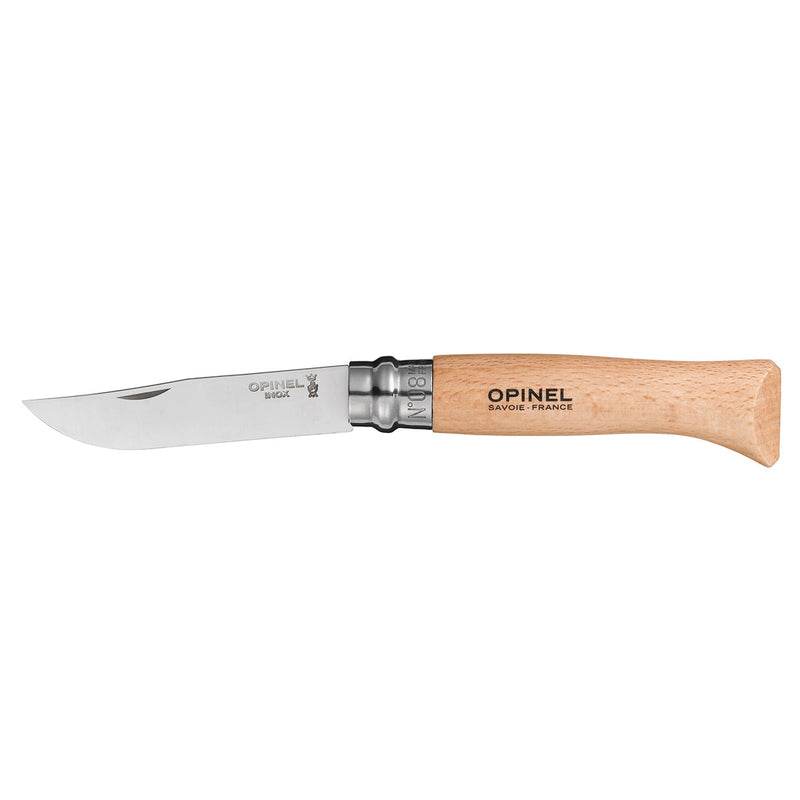 Opinel N°08 Beech Stainless Steel - NatureLife