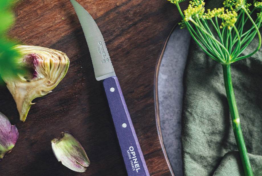 Opinel N114 Vegetable Knife Aubergine - NatureLife