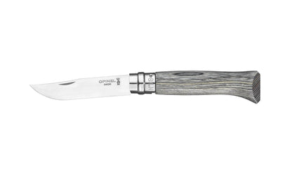 Opinel N08 Laminated Birch Grey - NatureLife