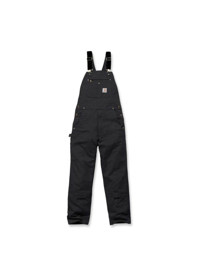 Carhartt Duck Bib Overall Black - NatureLife
