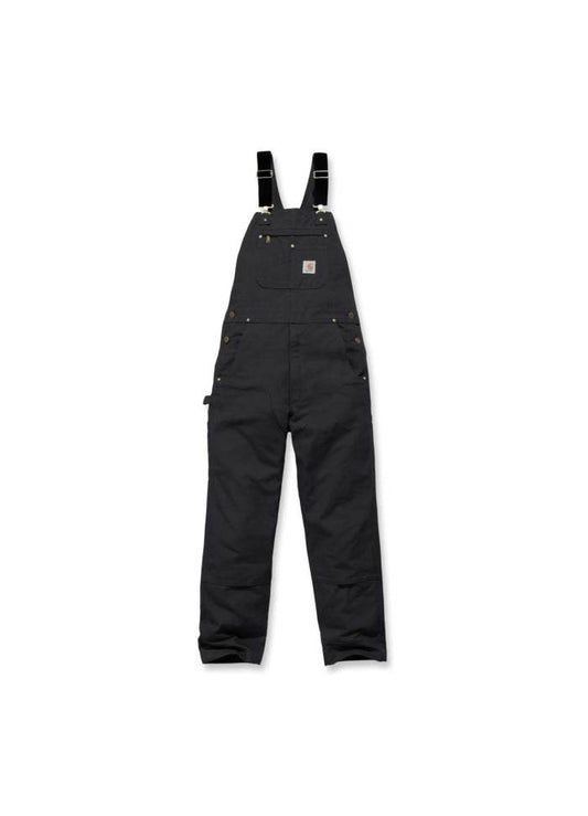 Carhartt Duck Bib Overall Black - NatureLife