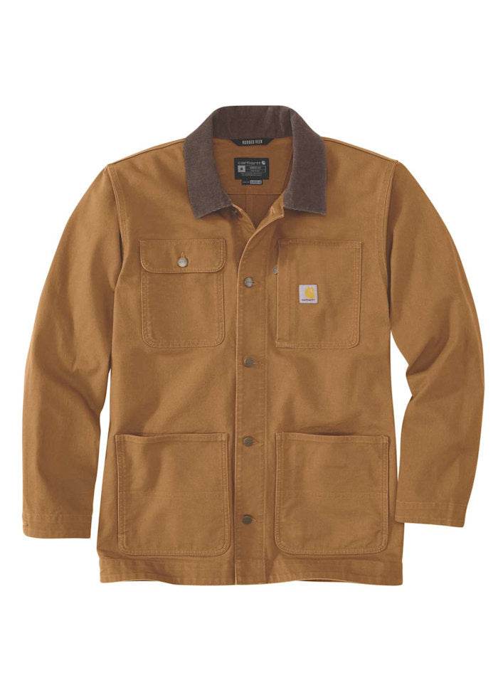 Carhartt Duck Loose Fit Chore Coat Brown - NatureLife