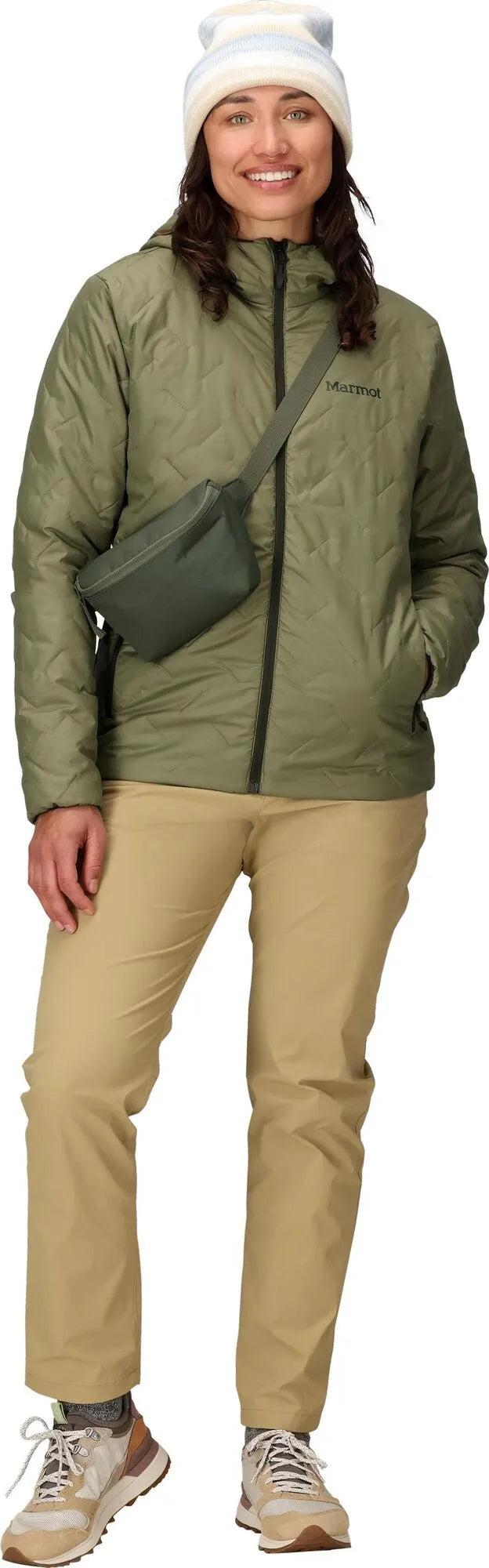 Marmot Wm's MonoQuilt Hoody Olive Grove