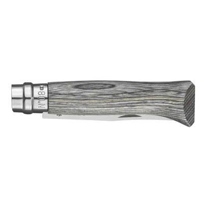 Opinel N08 Laminated Birch Grey - NatureLife