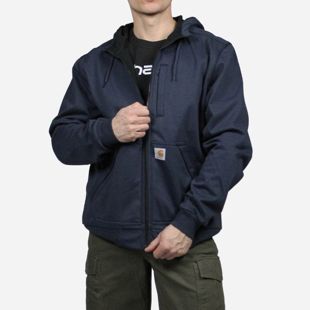 Carhartt Wind Fighter Hooded Sweatshirt Navy - NatureLife