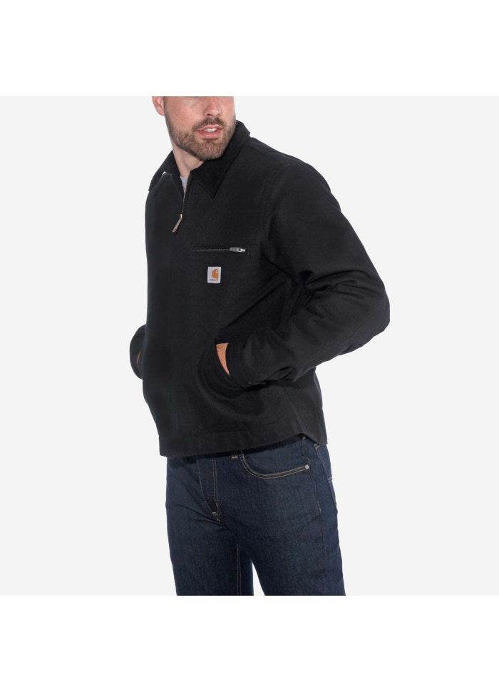 Carhartt Duck Detroit Jacket Black - NatureLife