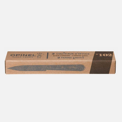 Opinel N102 Box 2 Paring Carbon - NatureLife