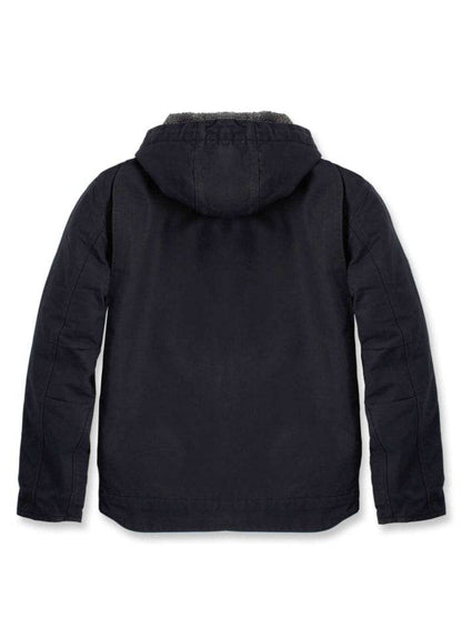 Carhartt Washed Duck Sherpa Lined Jacket Black - NatureLife