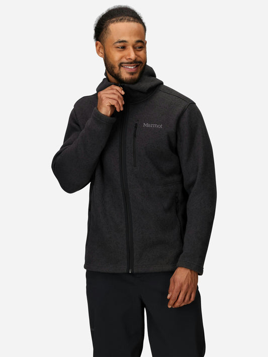 Marmot Drop Line Full Zip Hoody Black Heather